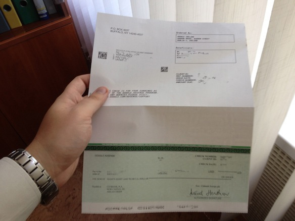chek adsense